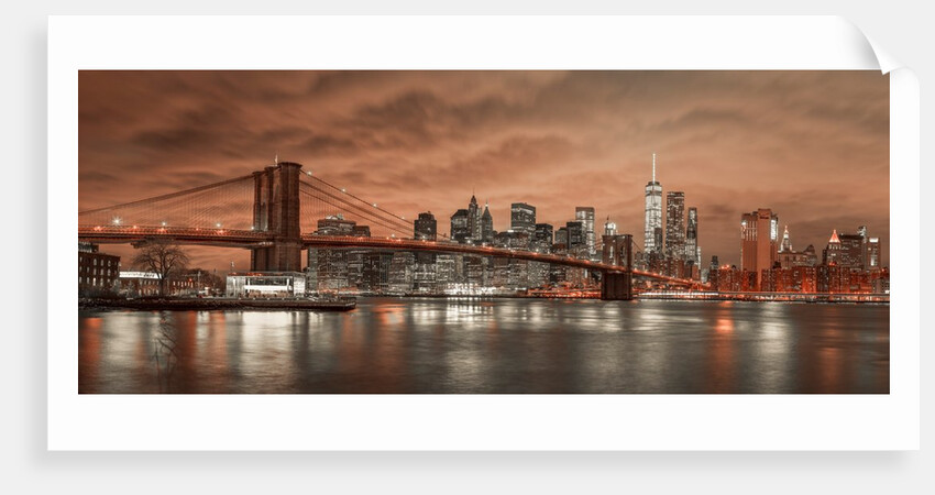 Brooklyn Bridge and Manhattan by Assaf Frank